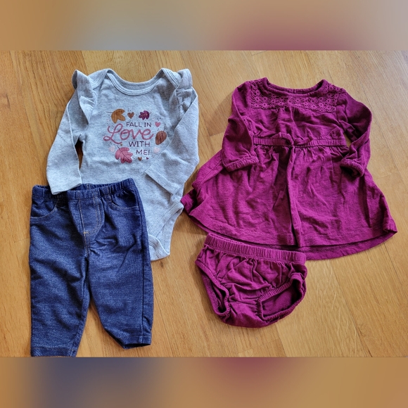 Carter's Dresses Baby Girls Size 3 Months Clothes Bundle Poshmark